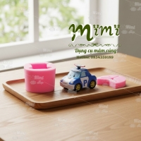 Silicon ô tô 4D bày thạch trang trí rau câu